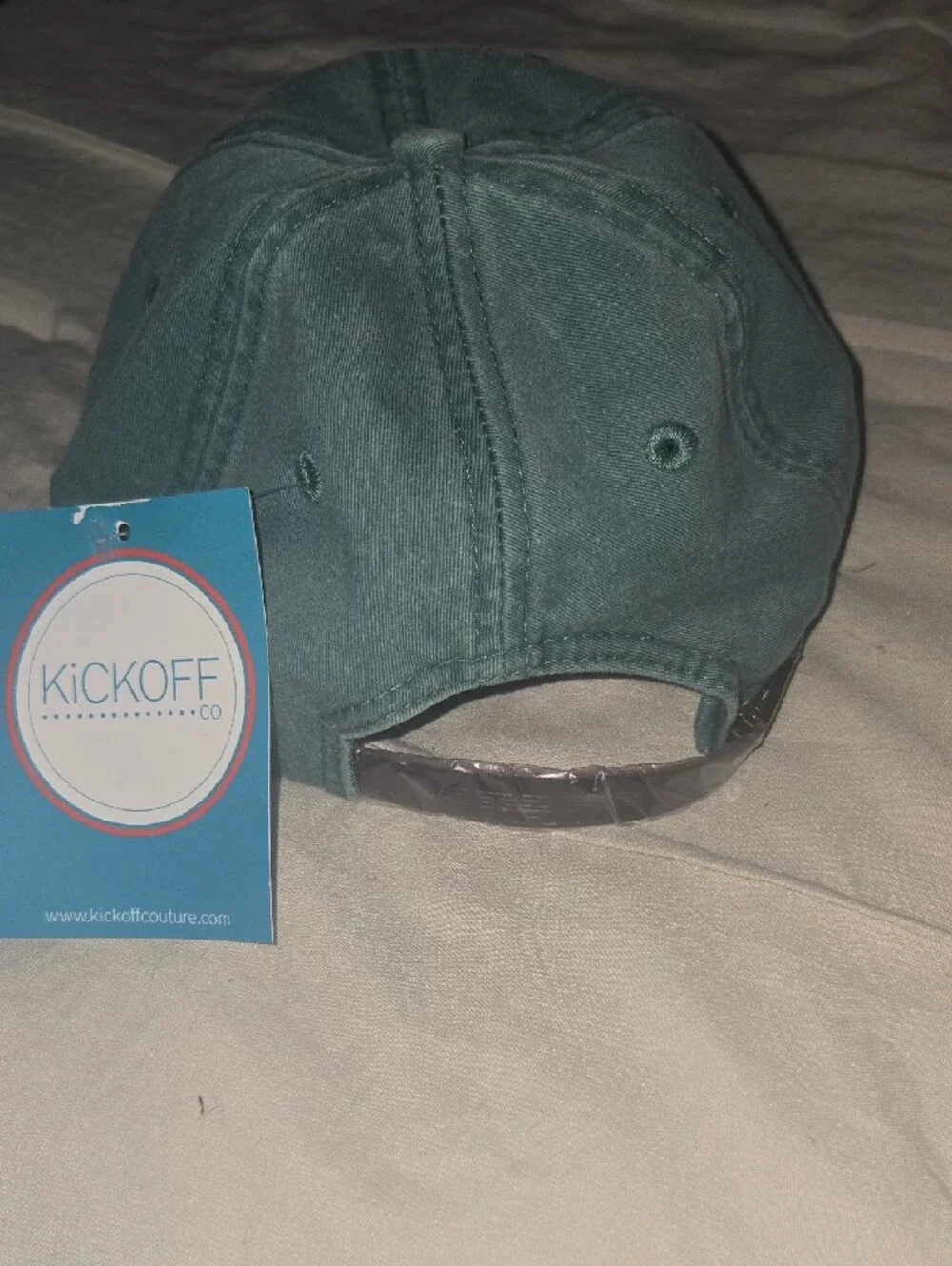 Women's Faded Green Florida Outline Baseball Cap